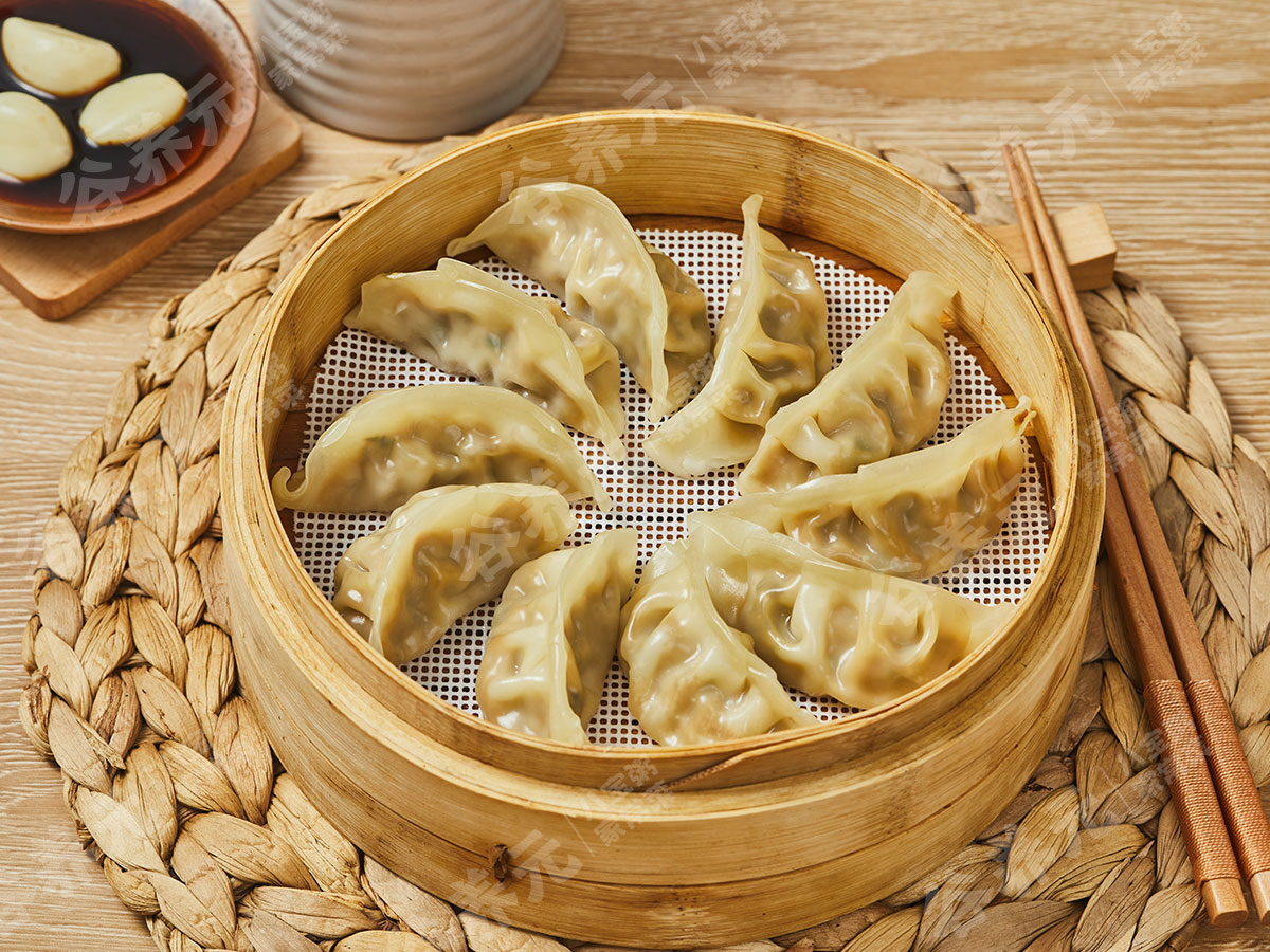 菌菇猪肉蒸饺